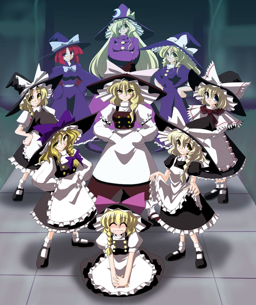 kirisame marisa (touhou and 9 more) drawn by kieyza