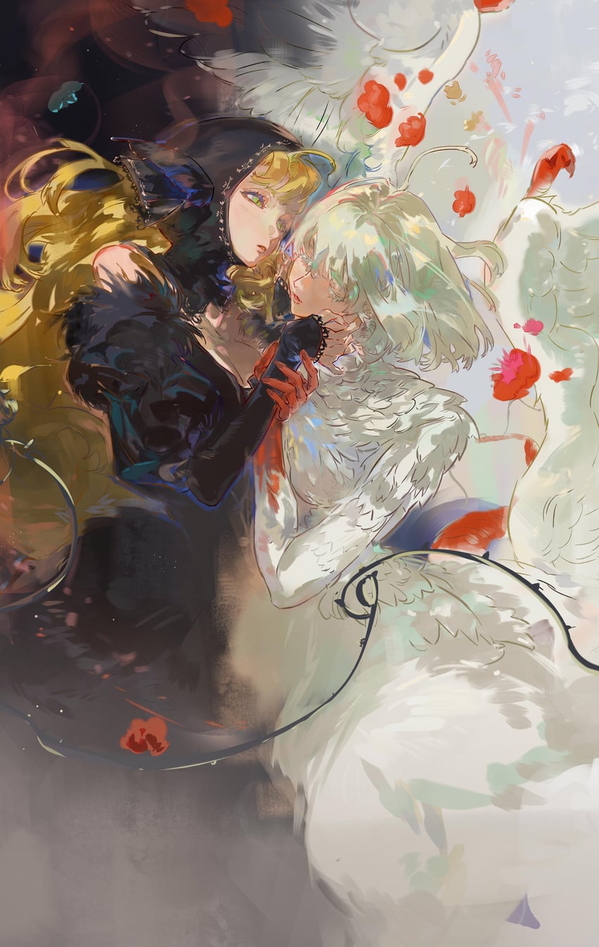 marcille donato and falin touden (dungeon meshi) drawn by muyihui