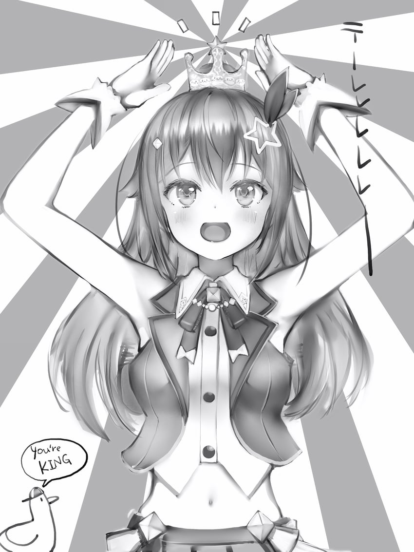 tokino sora and subaru duck (hololive) drawn by nanashi_(nlo)