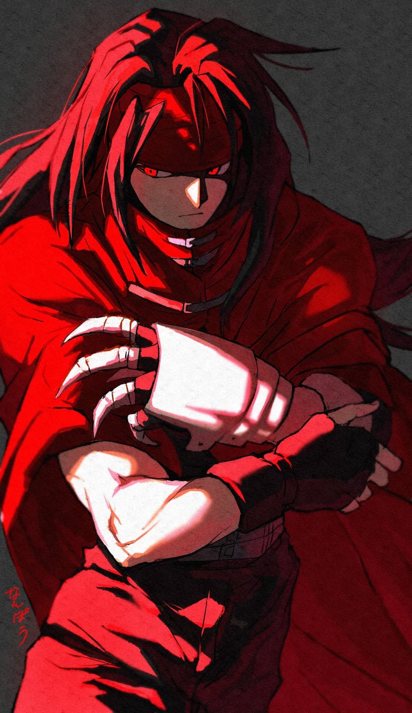 vincent valentine (final fantasy and 1 more) drawn by nanpou_(nanpou0021)