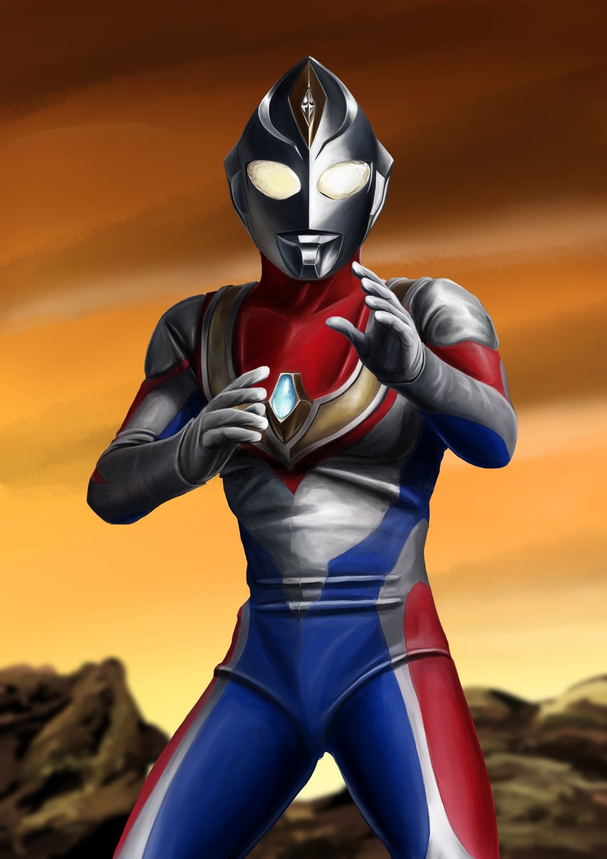 ultraman dyna (ultra series and 1 more) drawn by gattyo
