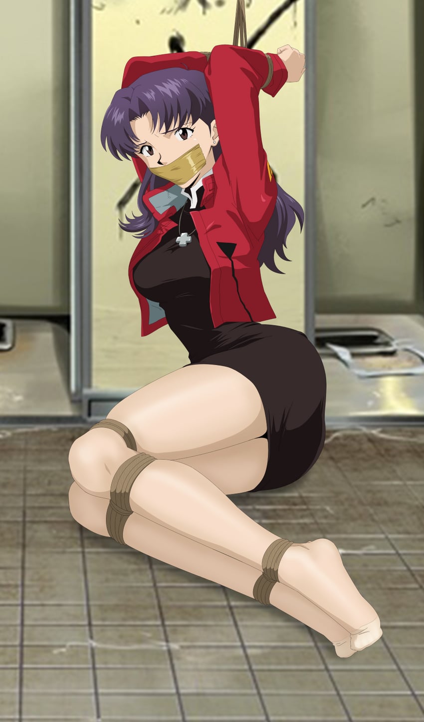 katsuragi misato (neon genesis evangelion) drawn by jfbz