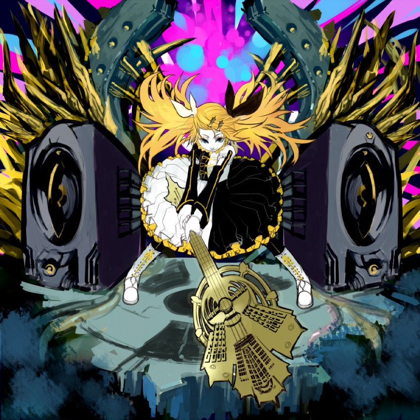 kagamine rin (vocaloid and 1 more) drawn by kansou_samehada