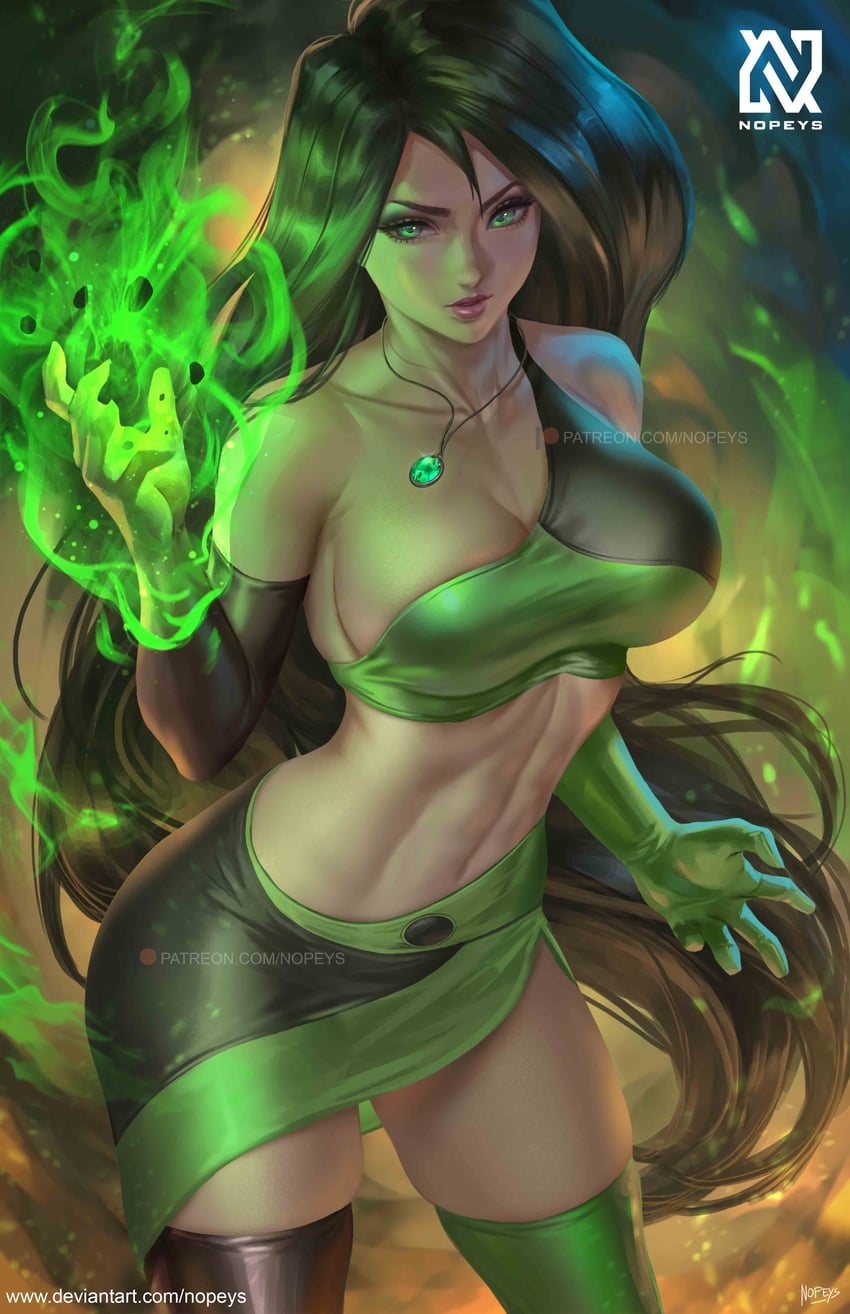 shego (kim possible) drawn by nopeys