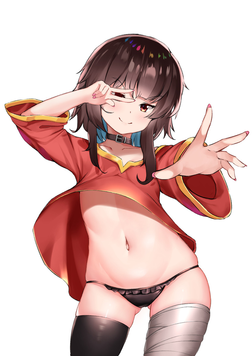 megumin (kono subarashii sekai ni shukufuku wo!) drawn by tsukimi_no_72