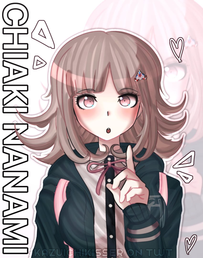 nanami chiaki (danganronpa and 2 more) drawn by kazuichikisser