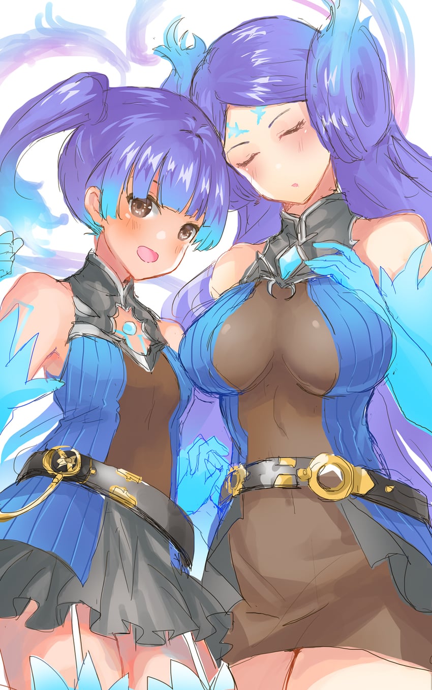 sena and brighid (xenoblade chronicles and 2 more) drawn by unigon_(kitsutsuki)