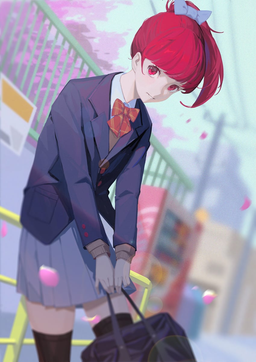 yoshizawa kasumi (persona and 2 more) drawn by aash4i