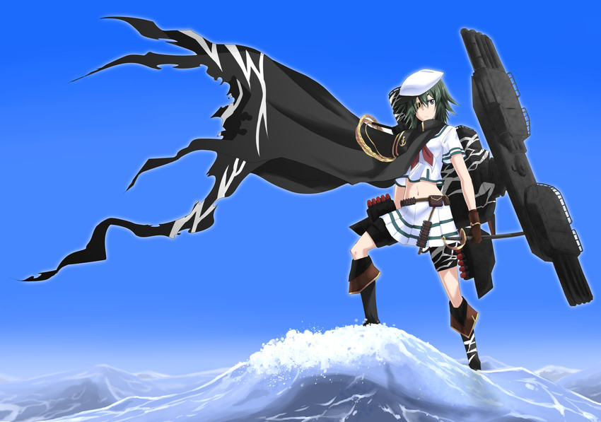 kiso and kiso kai ni (kantai collection) drawn by iwatobi_hiro
