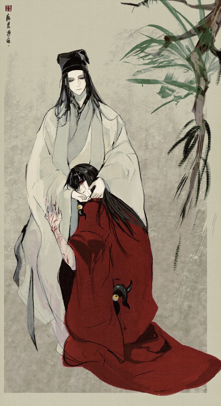 li huowang, zhuge yuan, and li sui (dao gui yi xian) drawn by budezui