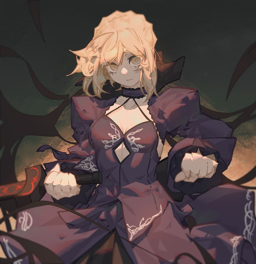 artoria pendragon and saber alter (fate and 1 more) drawn by 18660081532