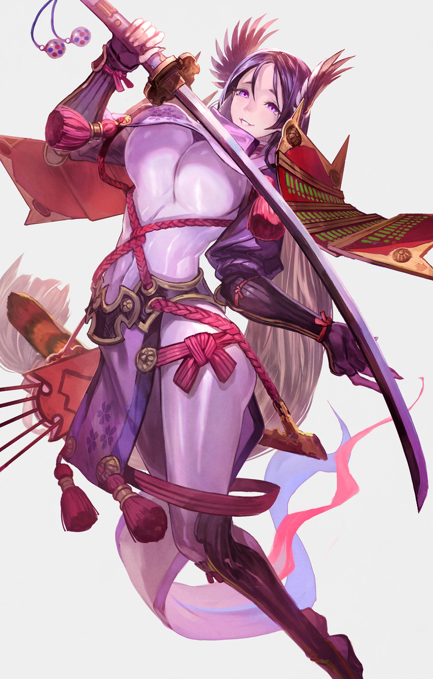minamoto no raikou (fate and 1 more) drawn by lack