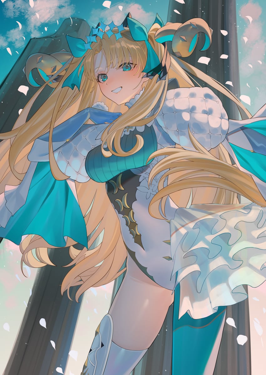 ereshkigal and space ereshkigal (fate and 1 more) drawn by light_(nightty45)