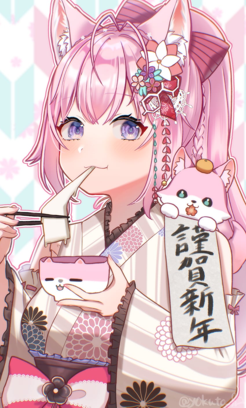 hakui koyori and kokoro (hololive) drawn by yokuto