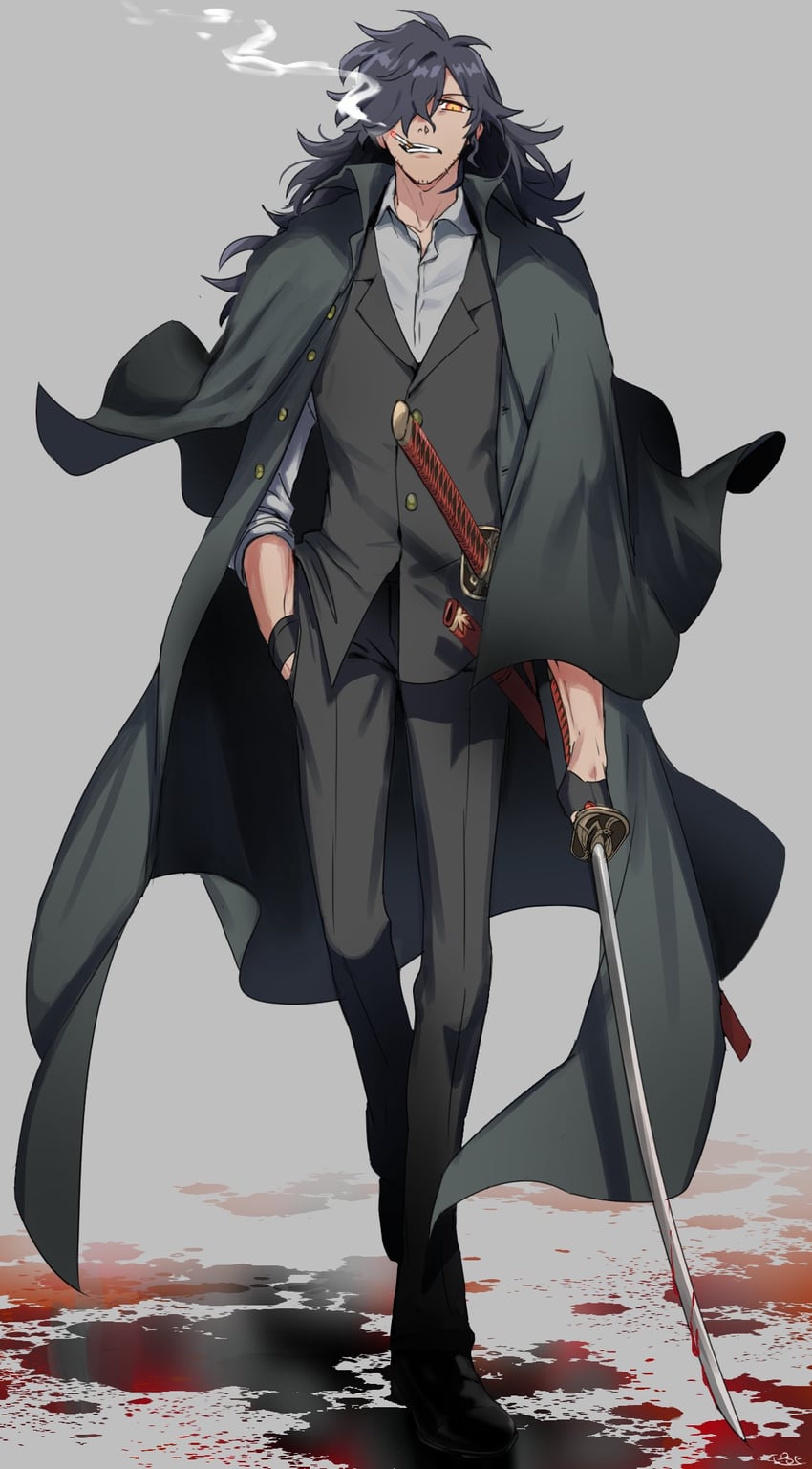 okada izou (fate and 1 more) drawn by pirohi_(pirohi214)