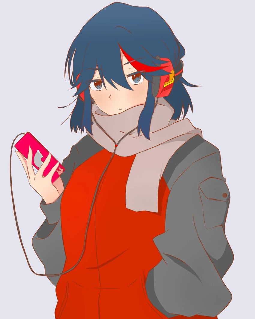 matoi ryuuko and senketsu (kill la kill) drawn by nitori_(pixiv_27070449)