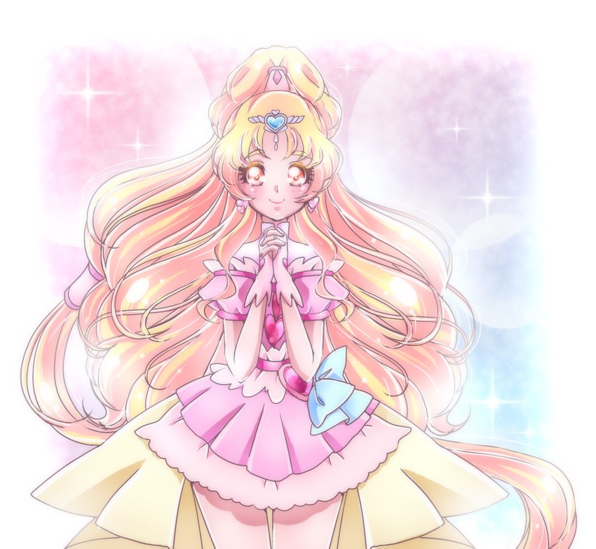 hug-tan and cure tomorrow (precure and 1 more) drawn by cure_nico