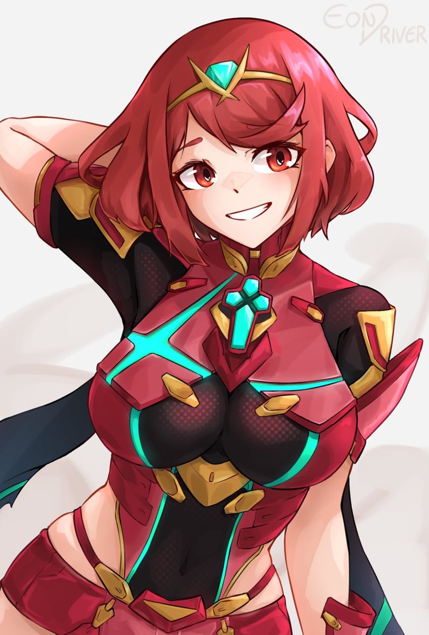 pyra (xenoblade chronicles and 1 more) drawn by eondriver