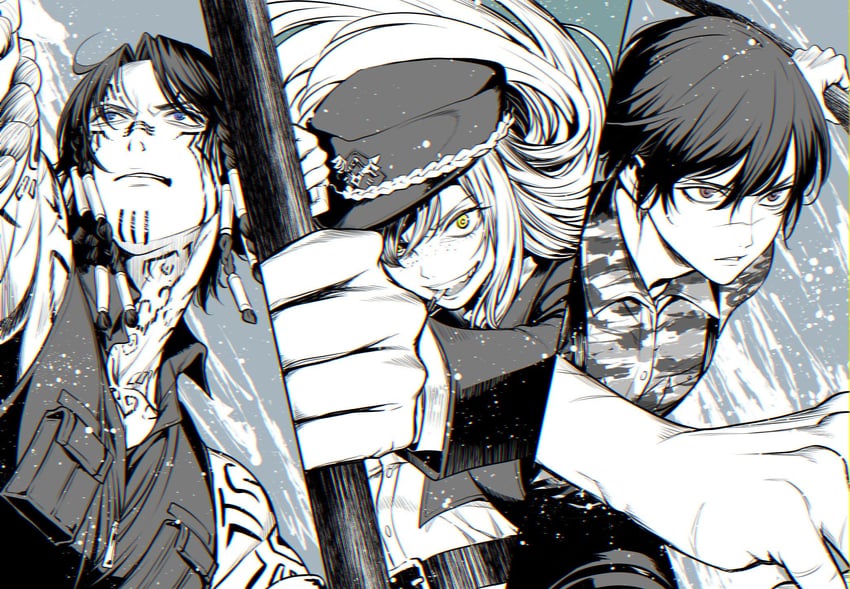ishmael, yi sang, and heathcliff (project moon and 1 more) drawn by maki_maki_(makimakipoipoi)