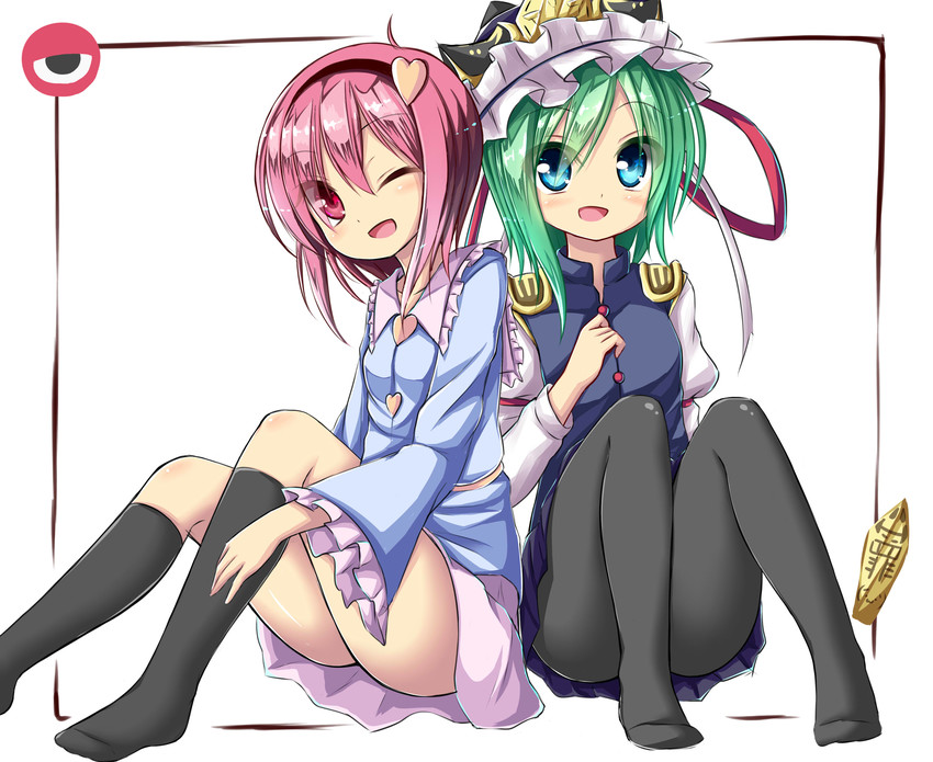 komeiji satori and shiki eiki (touhou) drawn by mochizuki_hull