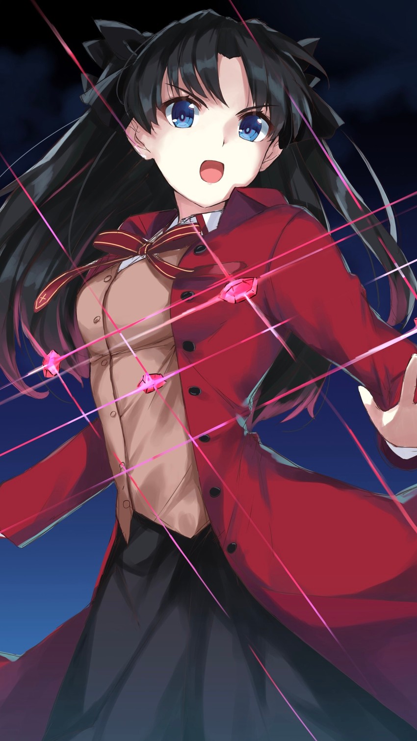 tohsaka rin (fate and 1 more) drawn by yanagi_marie