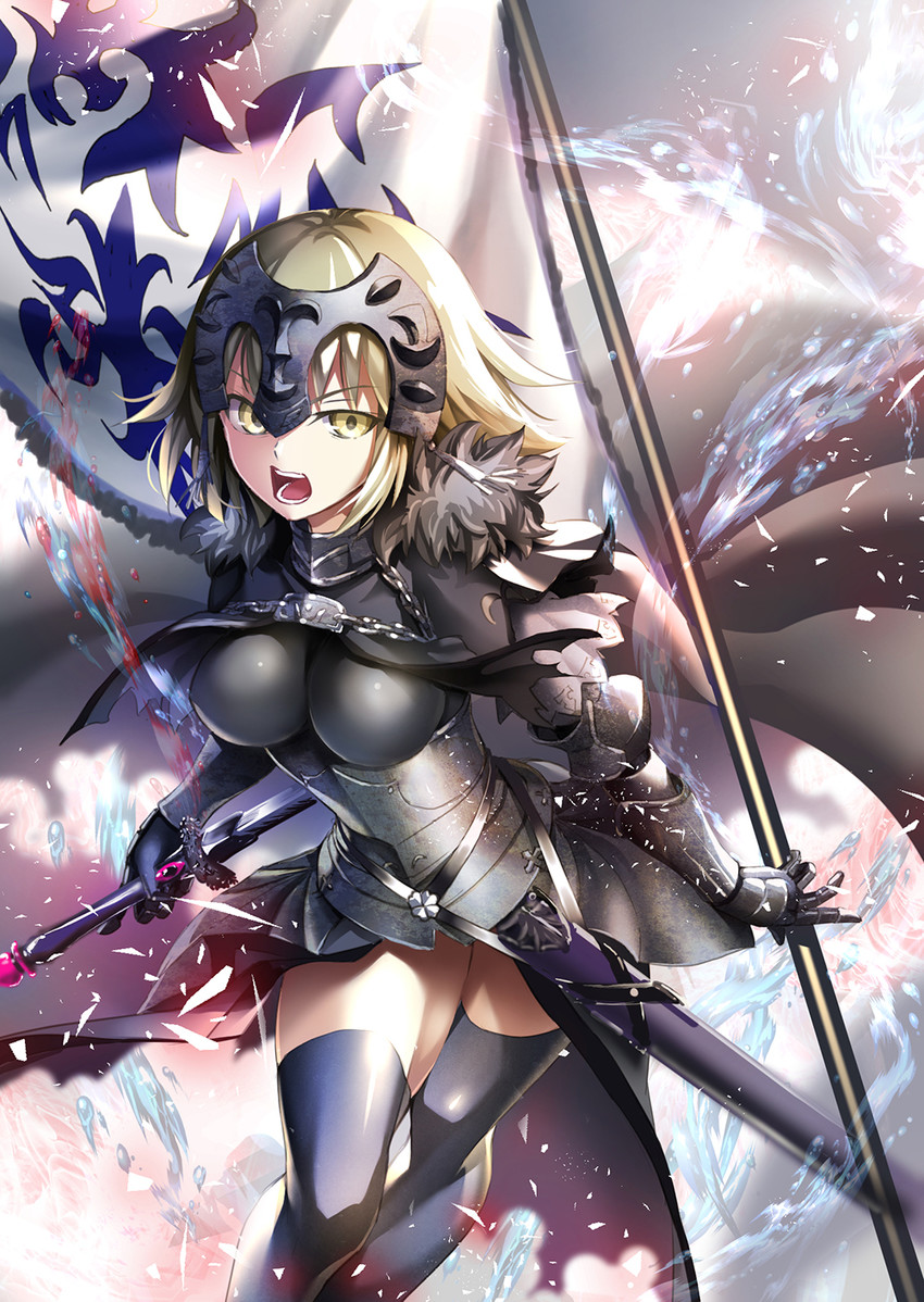 jeanne d'arc alter (fate and 1 more) drawn by suishougensou