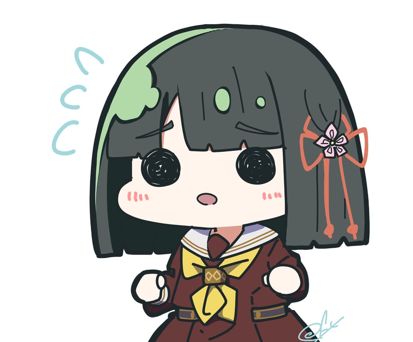 momose ginko (love live! and 1 more) drawn by oofushi_ao