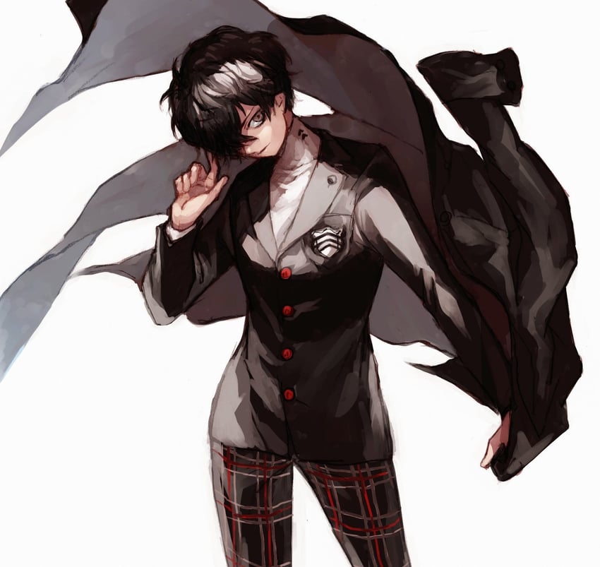 amamiya ren (persona and 1 more) drawn by saichuu_(more1208)