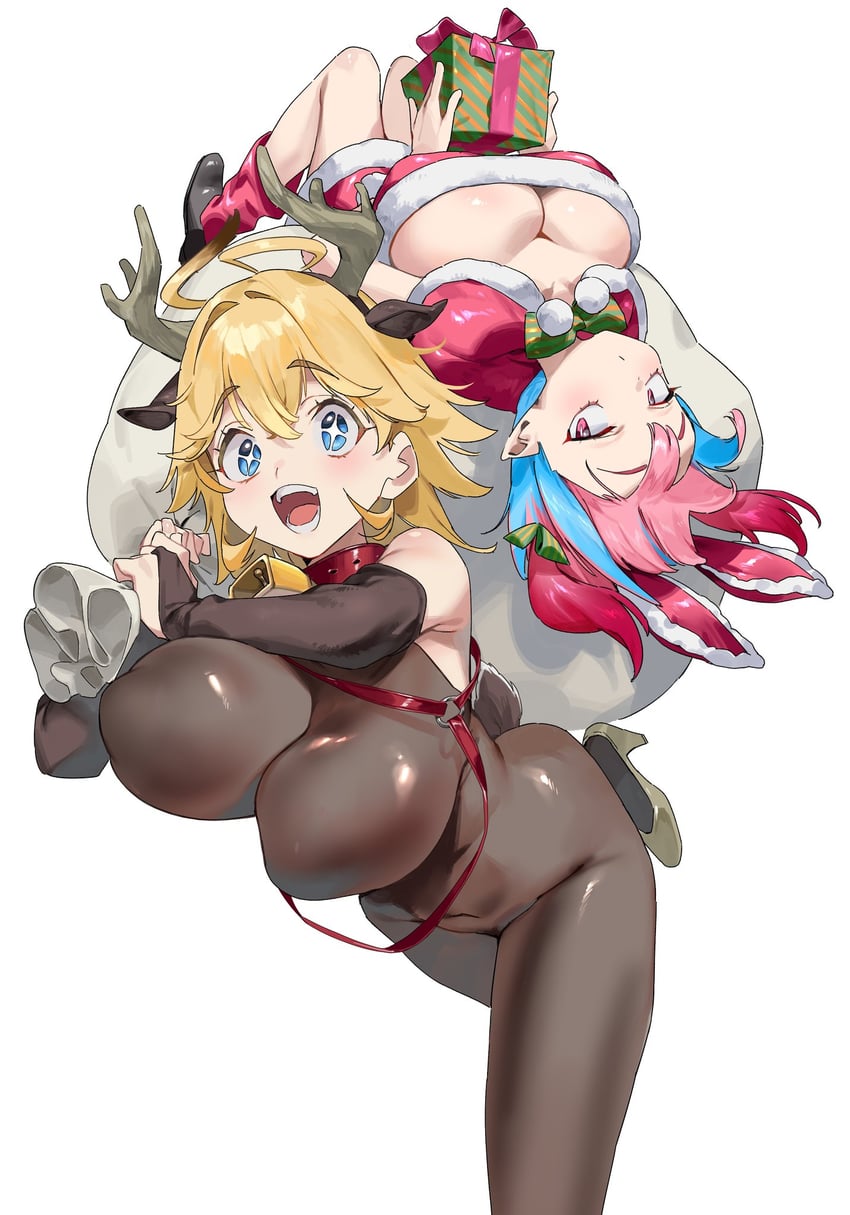 kanan and jeanne (kanan-sama wa akumade choroi) drawn by nonco