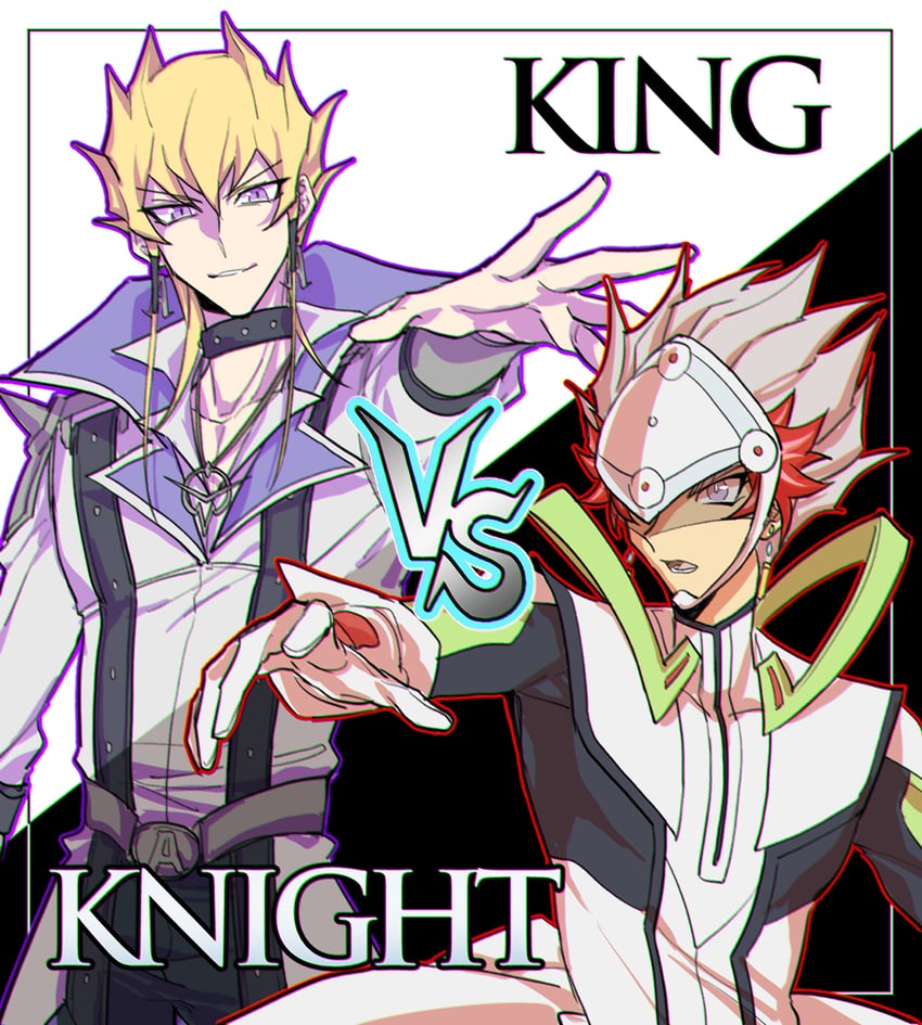 jack atlas, kogami ryoken, and revolver (yu-gi-oh! and 2 more) drawn by sakimiya297