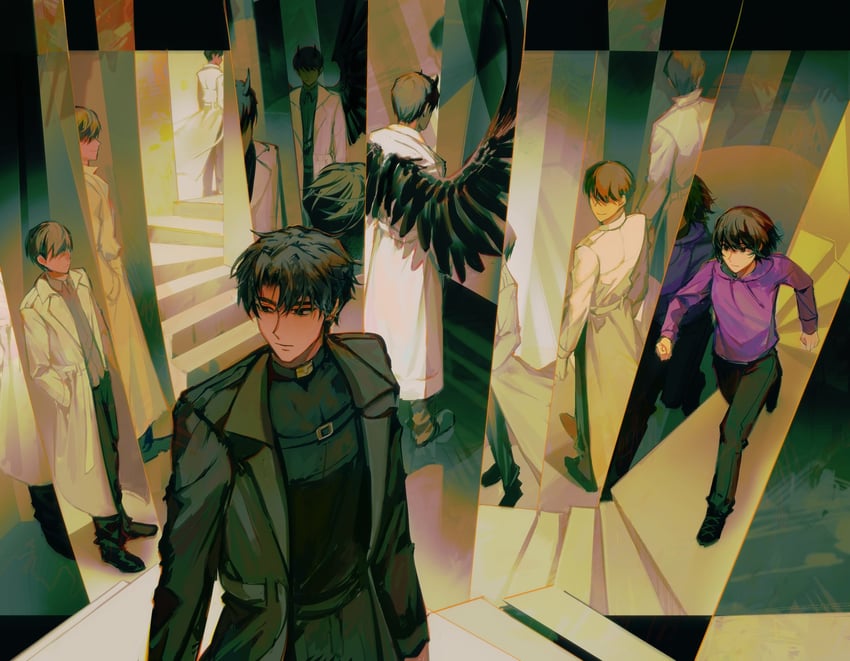 kim dokja, yoo joonghyuk, and han sooyoung (omniscient reader's viewpoint) drawn by astruma2