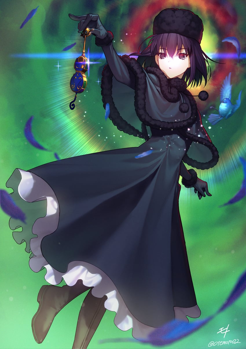 kuonji alice and lost robin rondo (mahou tsukai no yoru) drawn by moto_(otemoto02)