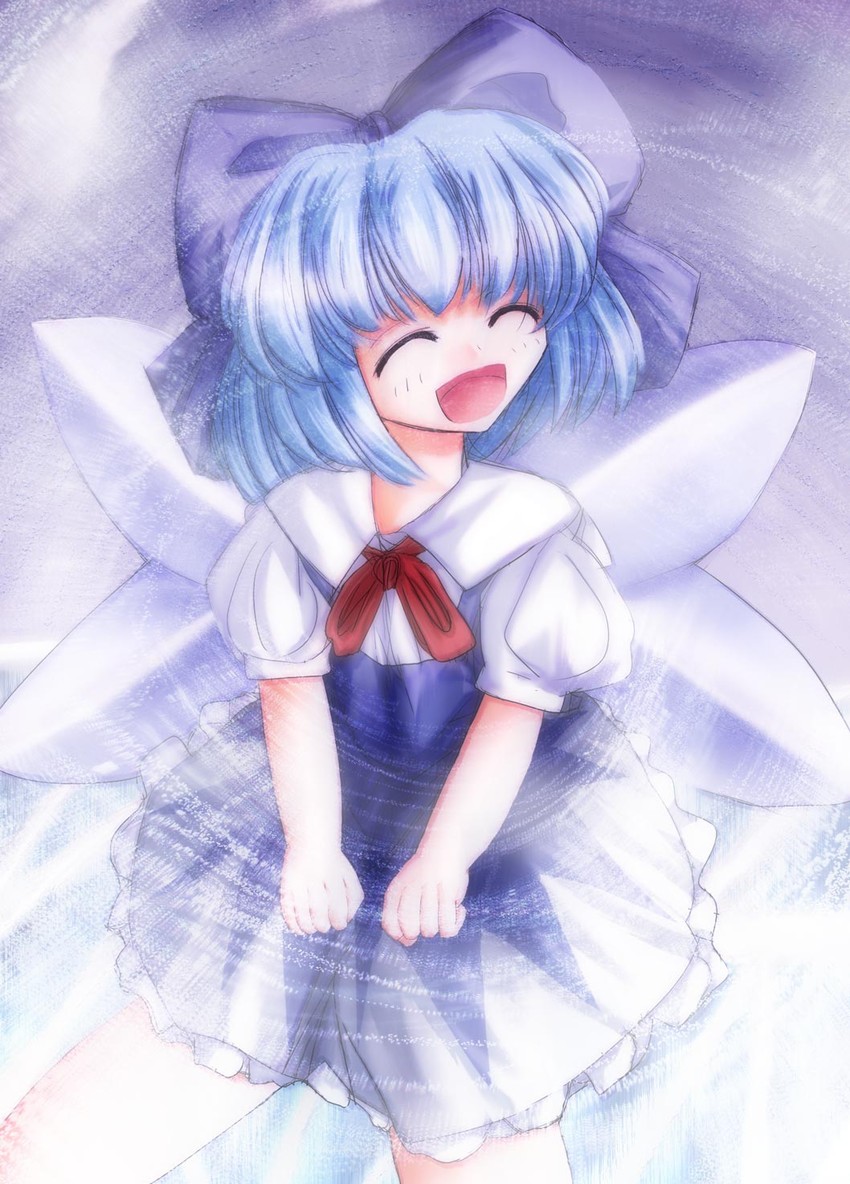 cirno (touhou) drawn by shiyou