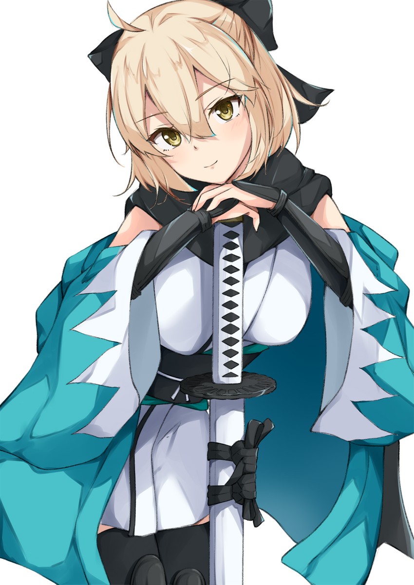okita souji (fate and 2 more) drawn by hoshimiya_mashiro