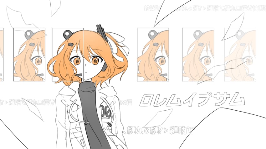 adachi rei (utau and 2 more) drawn by amau_totori
