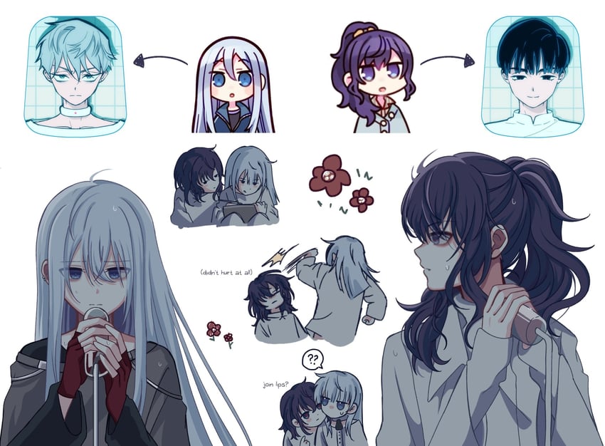 asahina mafuyu, yoisaki kanade, till, and ivan (project sekai and 1 more) drawn by miyotastic