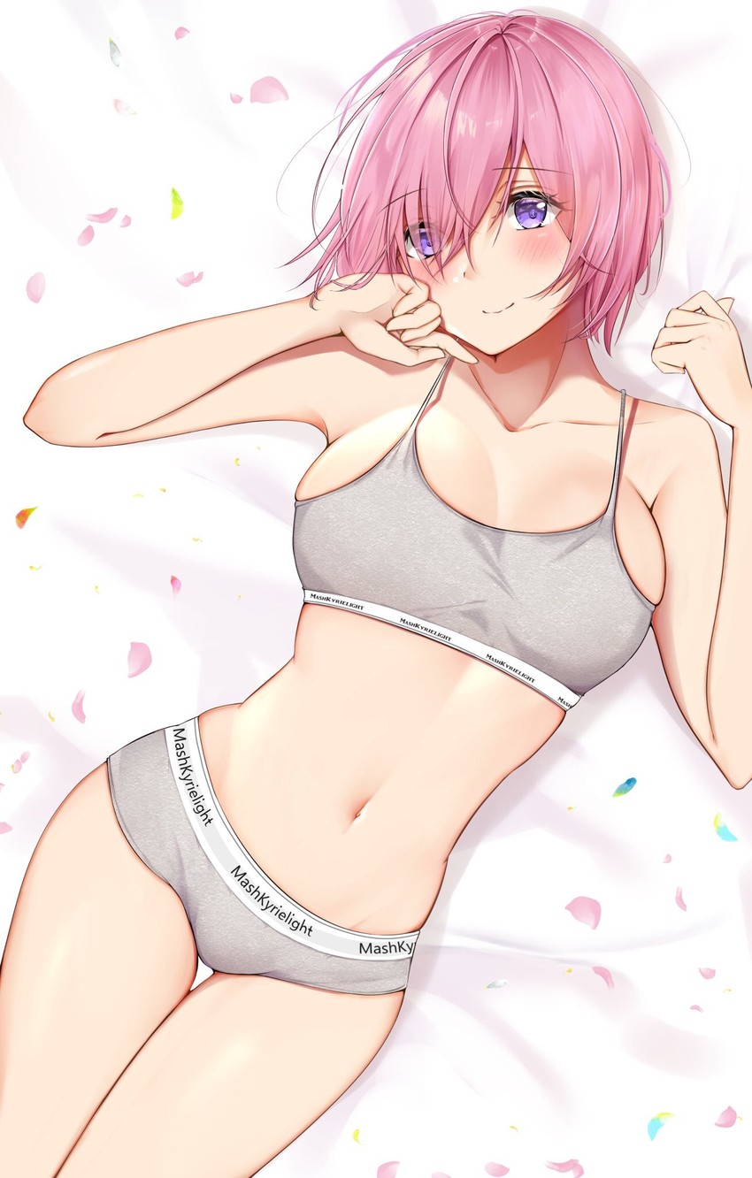 mash kyrielight (fate and 1 more) drawn by uiri-na