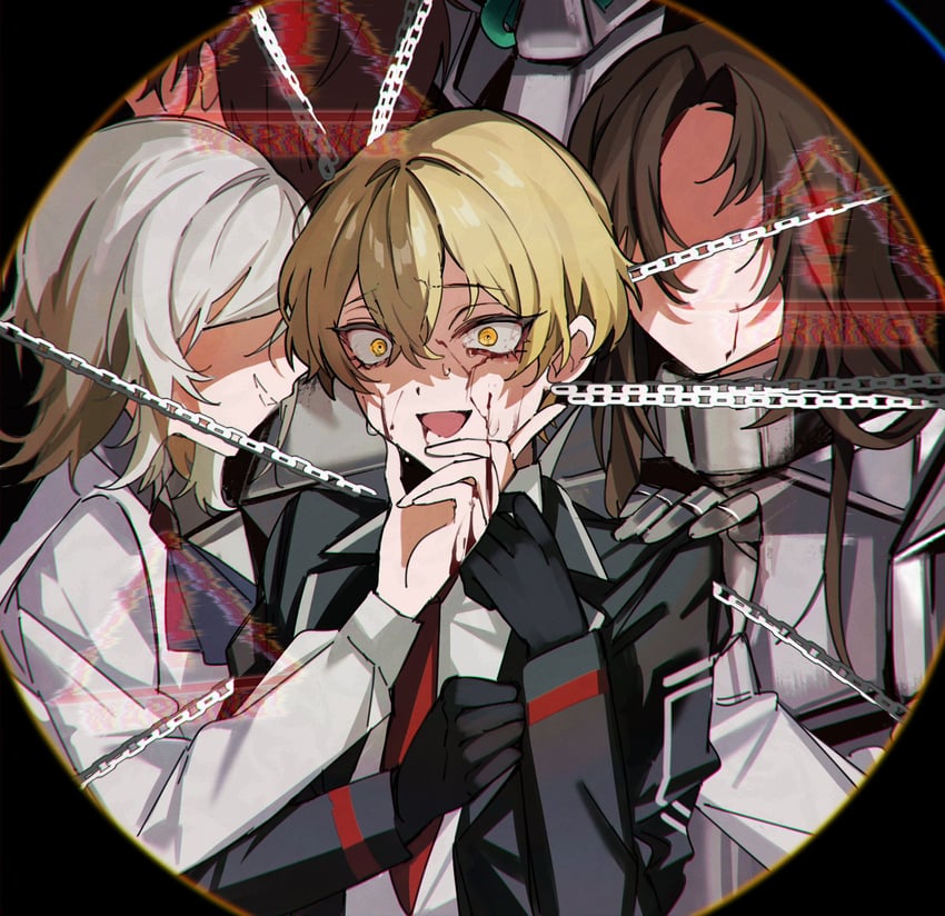 faust, sinclair, and rodion (project moon and 1 more) drawn by mu46016419