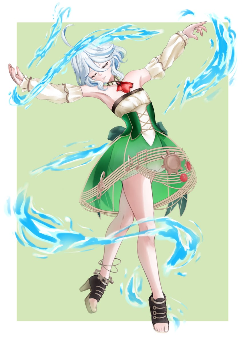 furina and cecilia immergreen (hololive and 2 more) drawn by lilshigu