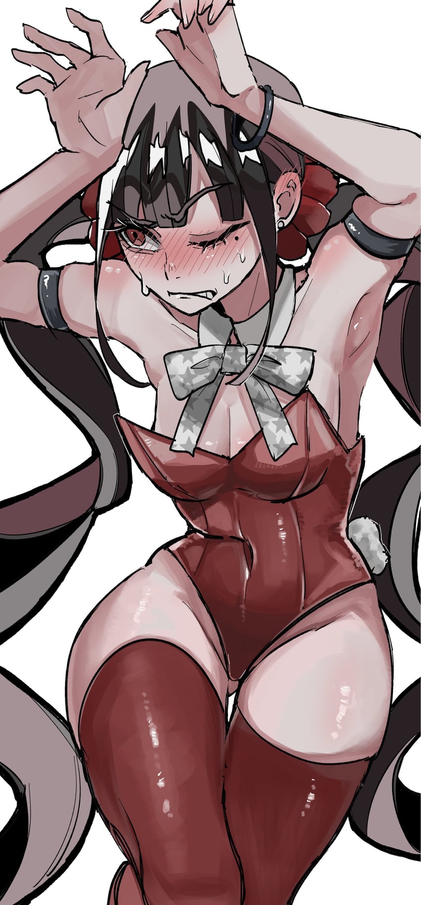 harukawa maki (danganronpa and 1 more) drawn by ha_(user_efmy3542)