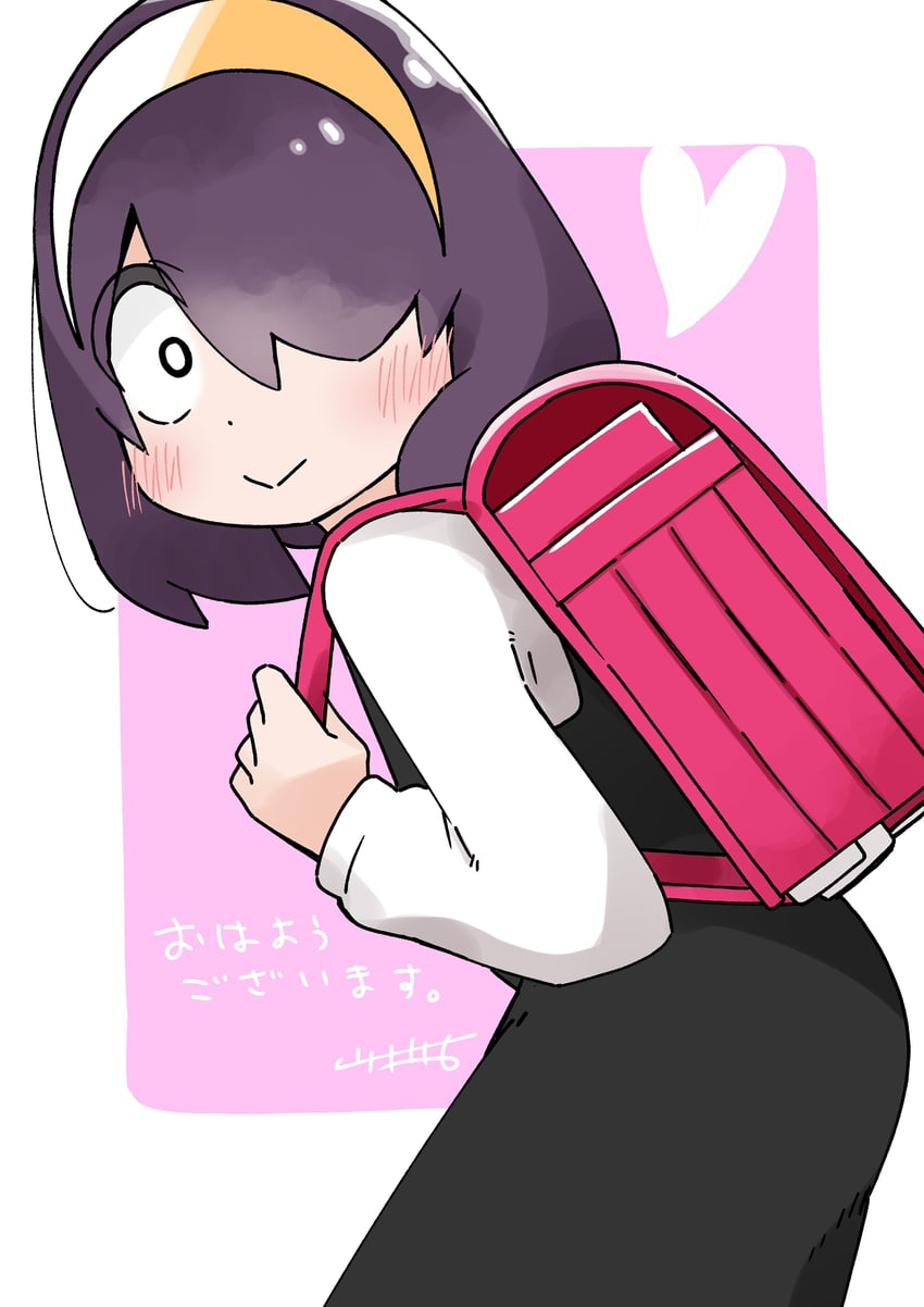 nishimura akane (jijou wo shiranai tenkousei ga guigui kuru.) drawn by kawamura_taku