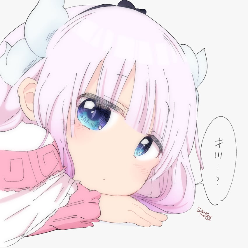 kanna kamui (kobayashi-san chi no maidragon) drawn by kuma_desuyan