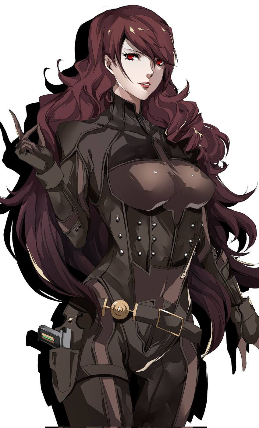 kirijou mitsuru (persona and 2 more) drawn by pertex_777