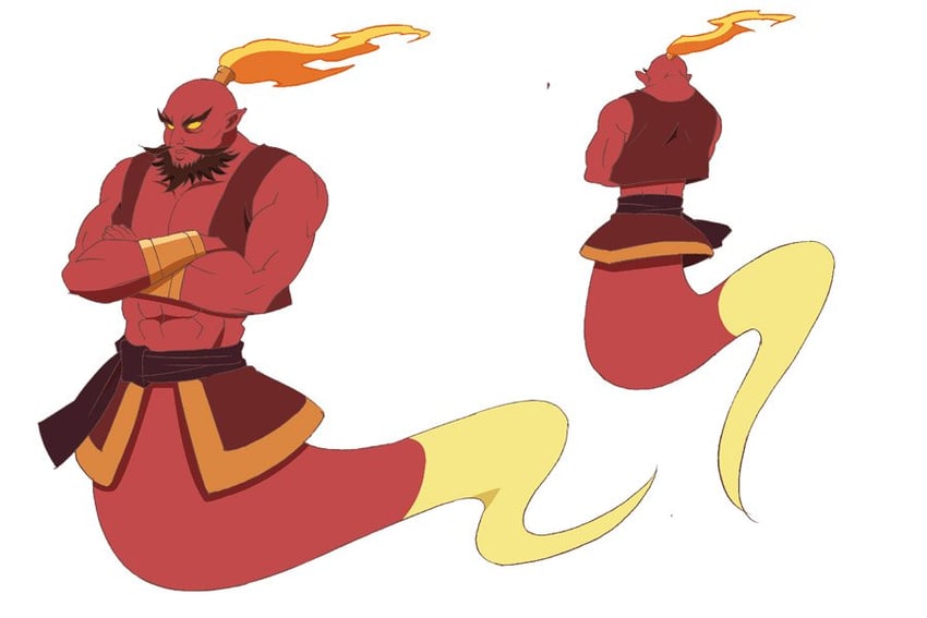 lamp spirit (grimms notes and 1 more) drawn by kawashima_hisashi
