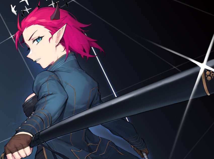 irys and vergil (hololive and 3 more) drawn by dasdokter