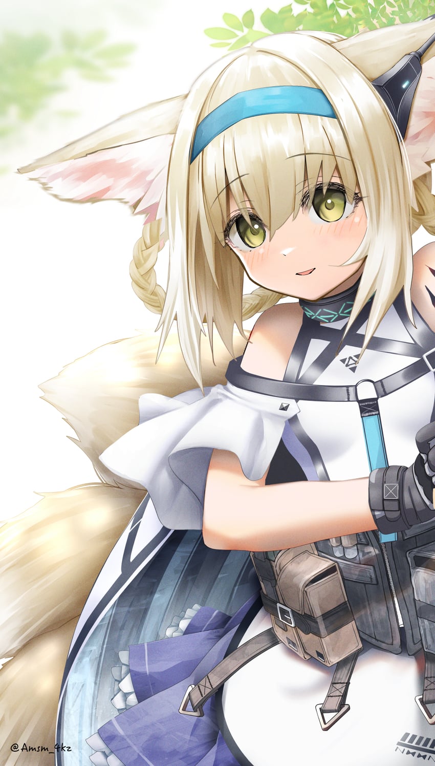 suzuran (arknights) drawn by yokaze_(yokajie)