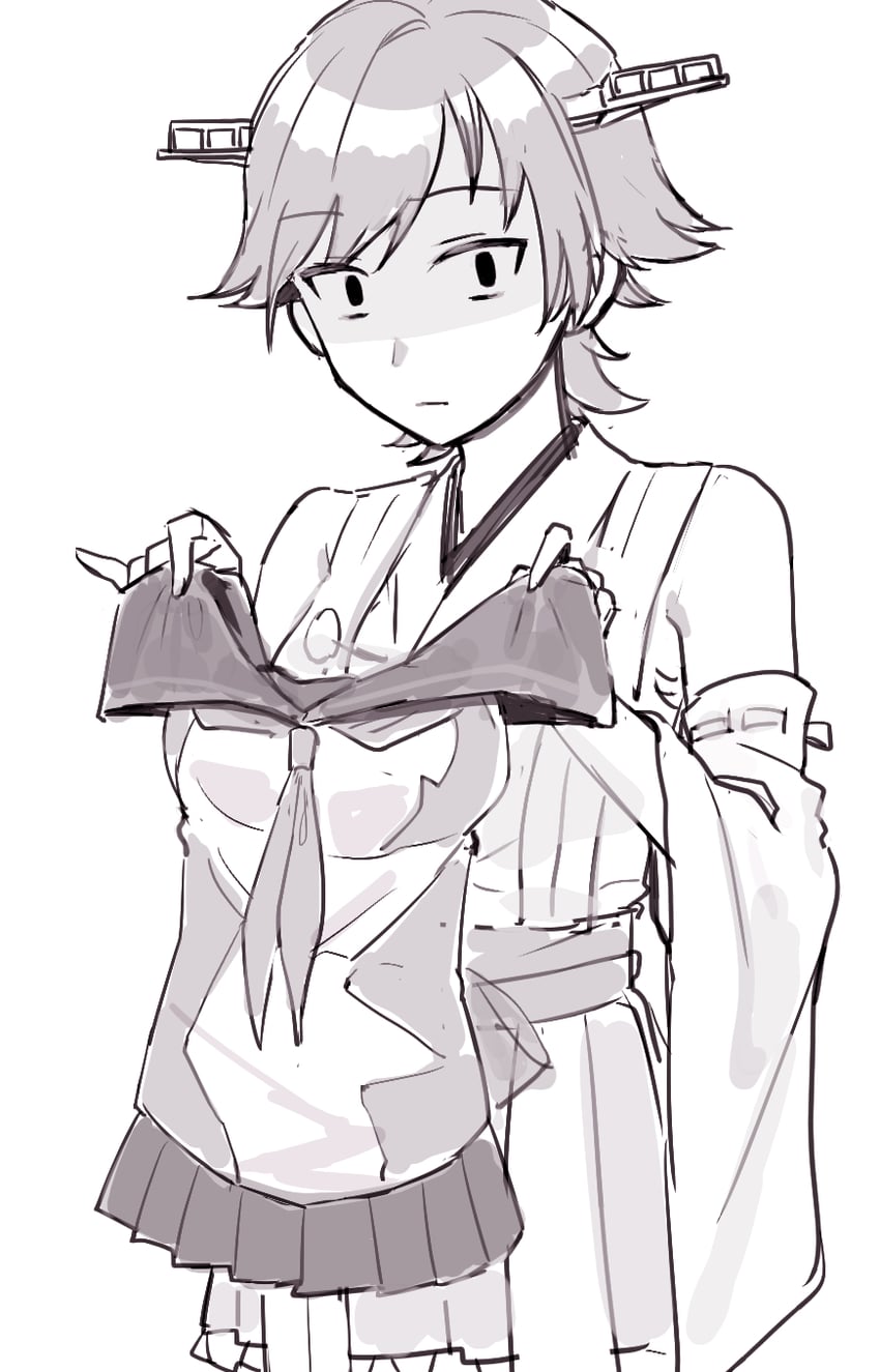 hiei and richard p. leary (kantai collection) drawn by hagioshi