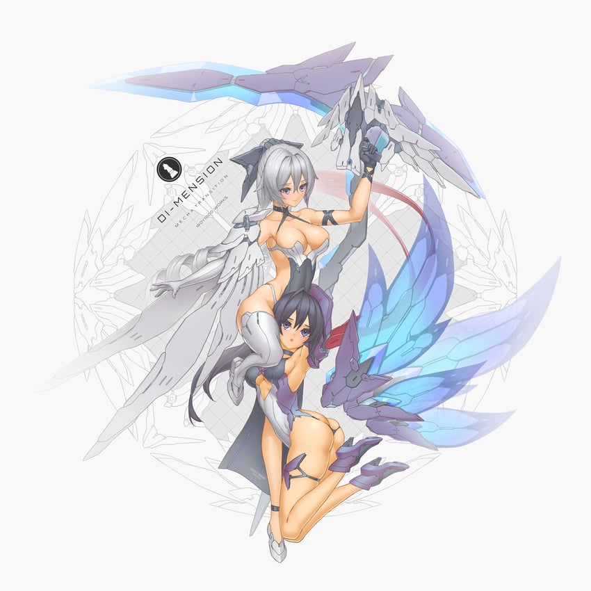 bronya zaychik and seele vollerei (honkai and 1 more) drawn by wdy1000
