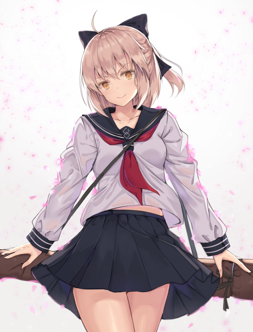okita souji (fate and 1 more) drawn by kanikou