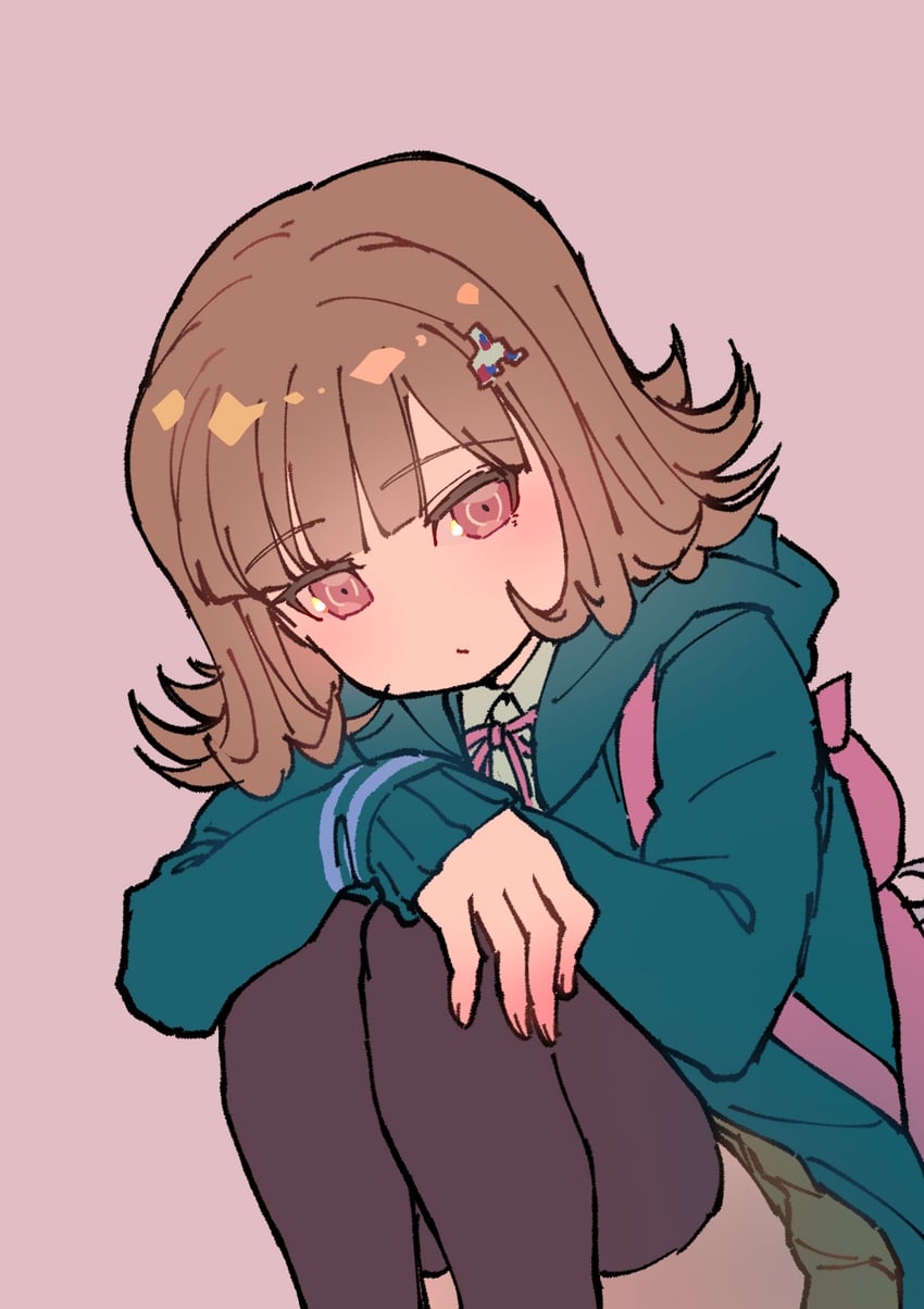 nanami chiaki (danganronpa and 1 more) drawn by youko-shima
